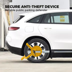 Car Anti-theft Lock SUV Wheel Three-prong Lock With Suction Cup, Ordinary, With Disc