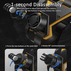Magnetic Quick Release Motorcycle Helmet Chin Stand Mount, For  Action Camera, For Smart Phone