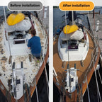 Yacht RV Modification Imitation Teak Floor EVA Anti-slip Mat, 240x45x0.6cm, 240x60x0.6cm, 240x90x0.6cm, 240x120x0.6cm