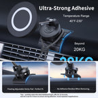 Center Console 360 Rotating Magnetic Car Phone Holder Zinc Alloy Automotive Navigation Bracket, Magnetic Holder