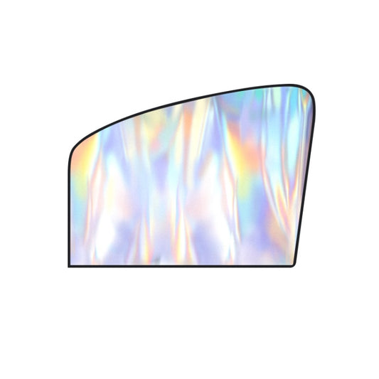 Colorful Titanium Silver Magnetic Car Sun Protection Sunshade Curtain, Driver Seat, Passenger Seat, Back Seat