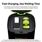 TELESIN GP-FCK-B11 Fast Charged Battery Storage Charging Box For GoPro HERO12 Black / HERO11 Black / HERO10 Black / HERO9 Black, GP-FCK-B11