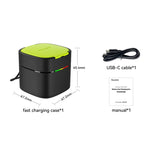 TELESIN GP-FCK-B11 Fast Charged Battery Storage Charging Box For GoPro HERO12 Black / HERO11 Black / HERO10 Black / HERO9 Black, GP-FCK-B11