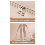 Waterproof Swimming Beach Bag Toiletries and Cosmetics Bag, Pink with Shoe Warehouse, Beige with Shoe Warehouses, Black no Shoe Warehouse, Pink no Shoe Warehouse, Beige no Shoe Warehouse