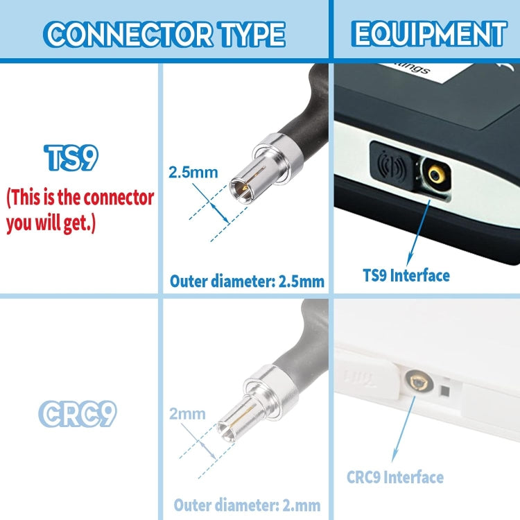 SMA Female To TS9 Male Flat Over Window Cable RF Coaxial Cable, 20cm, 30cm, 40cm