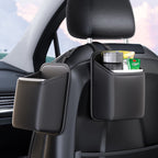 Car Seat Storage Bag With Waterproof Bucket Car Storage Multifunctional Trash Can