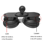 For Insta 360 ONE X / X2 / X3 / X4 Car Top Suction Cup Selfie Stick Bracket, Set 1, Set 2, Set 3, Set 4