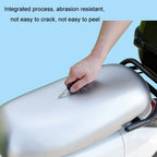 Electric Vehicle Universal Waterproof Sun Protection Seat Cover For All Seasons, Light Brown, Silver