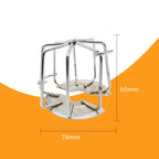 Non-disassembly Fire Sprinkler Head Protective Cover Bracket, For 4-point Sprinkler, For 6-point Sprinkler, For Red 4-point Sprinkler, For Red 6-point Sprinkler, For Embedded 4-point Sprinkler, Red Protective Cover