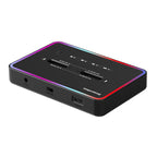 Blueendless M.2 Dual-Slot Hard Drive Base Solid State Hard Drive Box, US Plug, RGB Dual NVME or Dual SATA, Dual NVME or Dual SATA, RGB NVME + SATA, NVME + SATA, RGB Dual SATA, Dual SATA