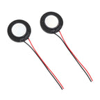 2PCS 20mm 8Ohm 0.5W/1W For Medical Toys Security Plastic Speaker Internal Magnetic Welding Wire Voice Speaker