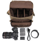 Camera Shoulder Messenger Bag Batik Canvas Waterproof Photography SLR Camera Bag
