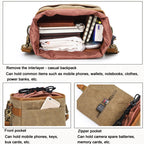 Retro Camera Canvas Bag Shoulder Messenger Bag Travel Portable Case