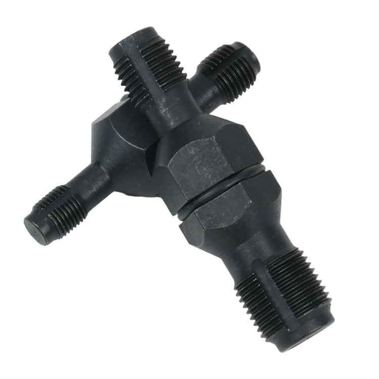 Automobile Double-Ended Spark Plug Thread Repair Tool, 10mm-12mm, 14mm-18mm, 2pcs /Set