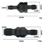 Automobile Double-Ended Spark Plug Thread Repair Tool, 10mm-12mm, 14mm-18mm, 2pcs /Set