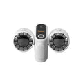 HX-157 Double-head Digital Display Waist-mounted Fan with Emergency Lighting Function
