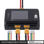 ToolkitRC M6D 500W Toy Airplane Dual Channel Li-Po Battery Balance Charger