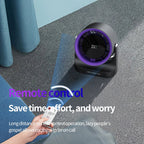 HX-F315 100-speed USB Charging Digital Display Wall-mounted Desktop Turbine Fan