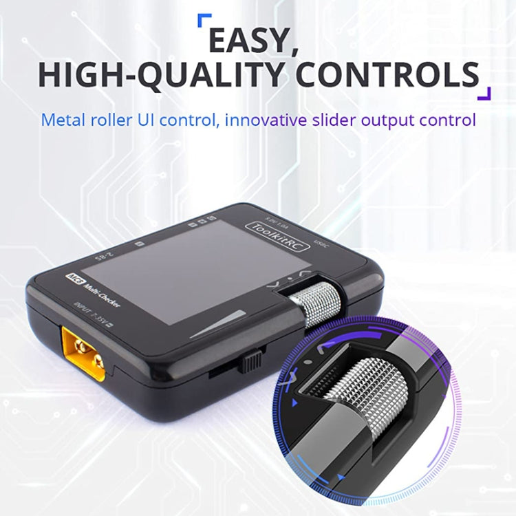 ToolkitRC MC8 Multifunctional Electrical Display Power Detection Signal PD Charger