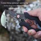 Teflon Stainless Steel Multifunctional Fishing Pliers Anti-slip Cutting Line Open Ring Fishing Tools