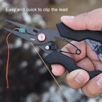Teflon Stainless Steel Multifunctional Fishing Pliers Anti-slip Cutting Line Open Ring Fishing Tools