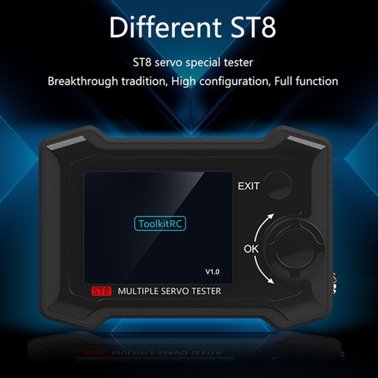 ToolkitRC ST8 Multi-Channel Servo Tester Signal Test Current Collector