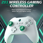 Z03 Wireless Bluetooth Game Controller For Switch / IOS / Android / PC / PS3 / PS4, Black, Star White, Black+Bracket, Star White+Bracket
