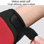 1pair Children Full Finger Breathable Anti-Fall Riding Gloves Outdoor Bicycle Protective Gloves, S, M, L