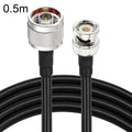 N Male To BNC Male RG8X RF Coaxial Cable, 0.5m, 1m, 2m, 3m, 5m, 8m, 10m