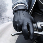 Autumn And Winter Padded Leather Gloves Business Simple Outdoor Sports Warm Gloves, S, M, L, XL