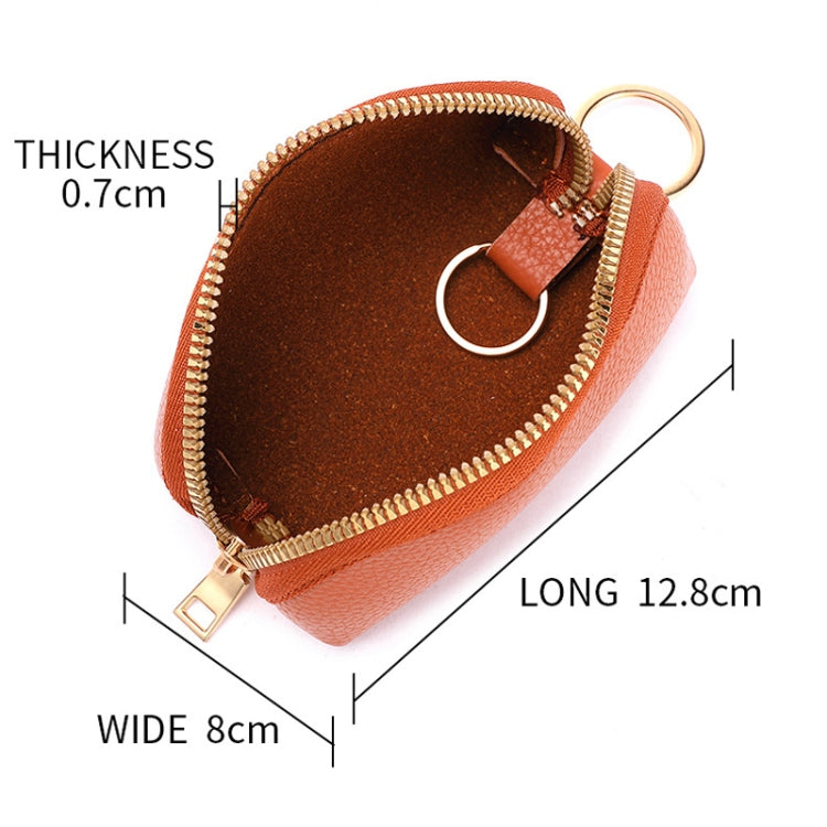 Mini Car Key Bag Large Capacity Soft Leather Coin Purse