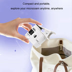 80X Children Mini Portable Microscope Student Antique Jewelry Identification Science Experiment Teaching Toy, With Phone Clip, No Phone Clip