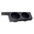 For BMW 5 Series E39/528i/530i/M5 Left-hand Drive Car Central Control Cup Holder, Black, Carbon Grain, Rosewood Color, Black With groove, Carbon Grain With Groove, Rosewood Color With Groove