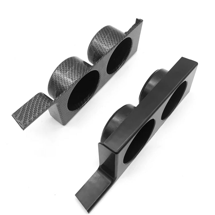 For BMW 5 Series E39/528i/530i/M5 Left-hand Drive Car Central Control Cup Holder, Black, Carbon Grain, Rosewood Color, Black With groove, Carbon Grain With Groove, Rosewood Color With Groove