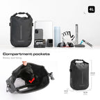 Rhinowalk RK404 4L Outdoor Cycling Quick-release Buckle Full Waterproof Bicycle Front Fork Bag