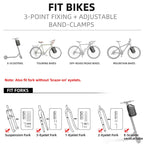 Rhinowalk RK404 4L Outdoor Cycling Quick-release Buckle Full Waterproof Bicycle Front Fork Bag