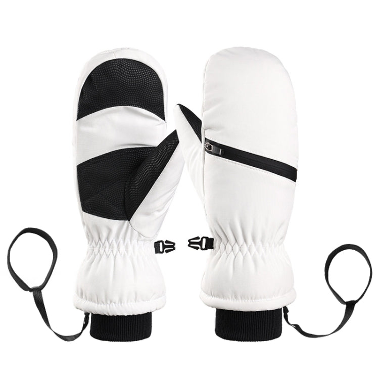 Winter Padded Ski Gloves Outdoor Windproof Warm Sports Gloves, XS, S, M, L