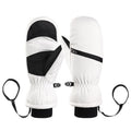 Winter Padded Ski Gloves Outdoor Windproof Warm Sports Gloves, XS, S, M, L