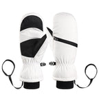 Winter Padded Ski Gloves Outdoor Windproof Warm Sports Gloves, XS, S, M, L