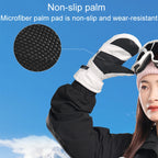 Winter Padded Ski Gloves Outdoor Windproof Warm Sports Gloves, XS, S, M, L