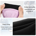 Winter Padded Ski Gloves Outdoor Windproof Warm Sports Gloves, XS, S, M, L