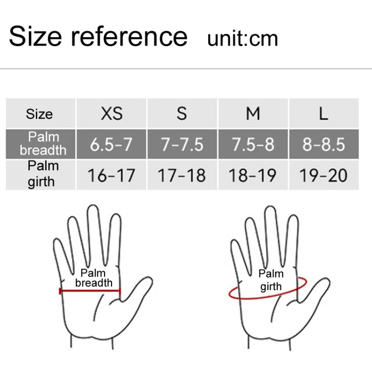 Winter Padded Ski Gloves Outdoor Windproof Warm Sports Gloves, XS, S, M, L