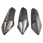 Motorcycle Modification Accessories Exhaust Pipe Anti-scald Cover, Black, Water Transfer, Flower Color