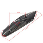 Motorcycle Modification Accessories Exhaust Pipe Anti-scald Cover, Black, Water Transfer, Flower Color