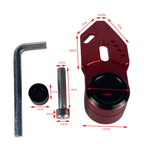 Motorcycle CNC Aluminum Alloy Helmet Hook, Red, Black, Silver
