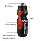 650ml Mountain Bike Water Bottle Set Outdoor Cycling Sports Bottle With V-shaped Holder Cage