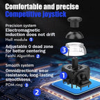 CM-619  Bluetooth Game Controller Programmable with RGB Lights for Switch / Steam Deck / PC / IOS / Android, 619 Black, 619 White