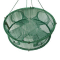 Automatic Folding Fish Net With Support Rod Fishing Cage Lobster Net Fishing Gear, 4 Holes Green, 5 Holes Green, 4 Holes White, 5 Holes White