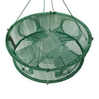 Automatic Folding Fish Net With Support Rod Fishing Cage Lobster Net Fishing Gear, 4 Holes Green, 5 Holes Green, 4 Holes White, 5 Holes White