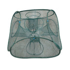 Automatic Folding Fishing Cage Square Fishing Net Shrimp Fishing Gear, 5 Holes, 9 Holes, 13 Holes, 17 Holes, 21 Holes